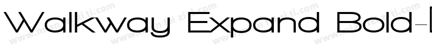 Walkway Expand Bold字体转换